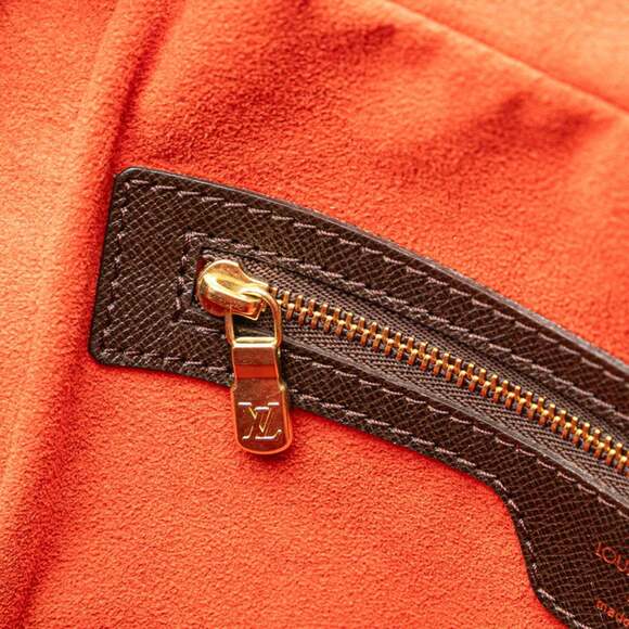 LOUIS VUITTON Brown Damier Leather Bag - Picture 10 of 13